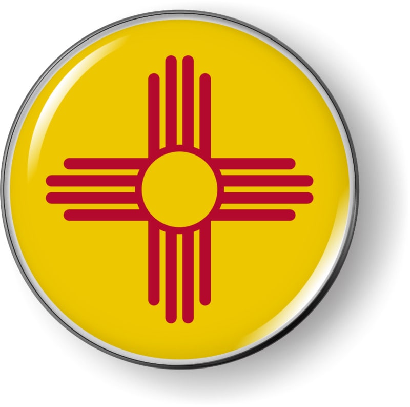 New Mexico - State Flag Emblem